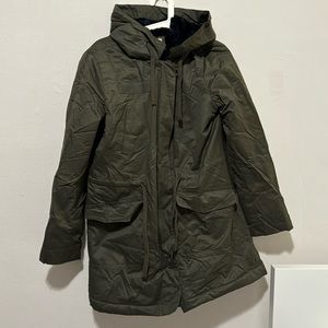 New!! Military Parka with faux fur inside